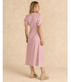 Robe Longue imprimer Rose | Robes & Combinaisons | Printemps - Été 2025 | Polín et moi