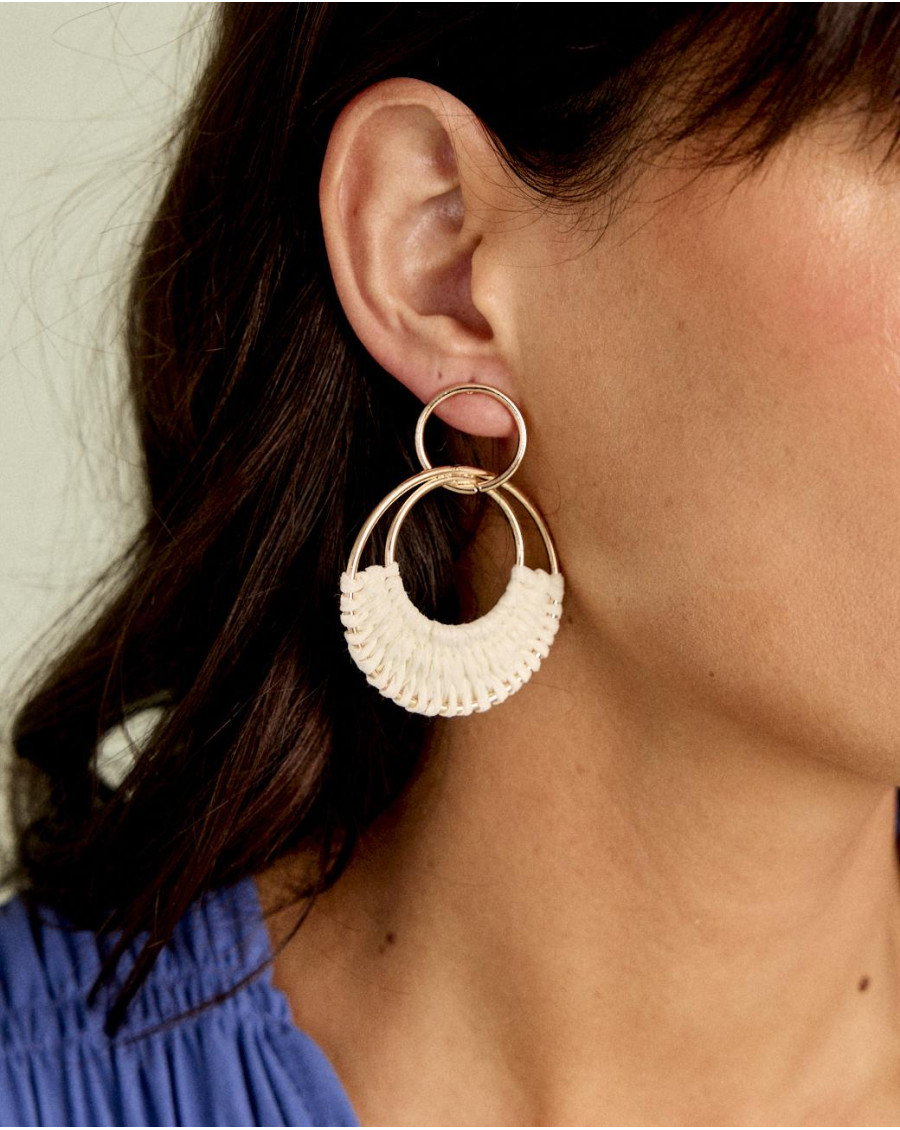 Lute Round Earrings | Accessories | Spring Summer 2025 | Polín et Moi
