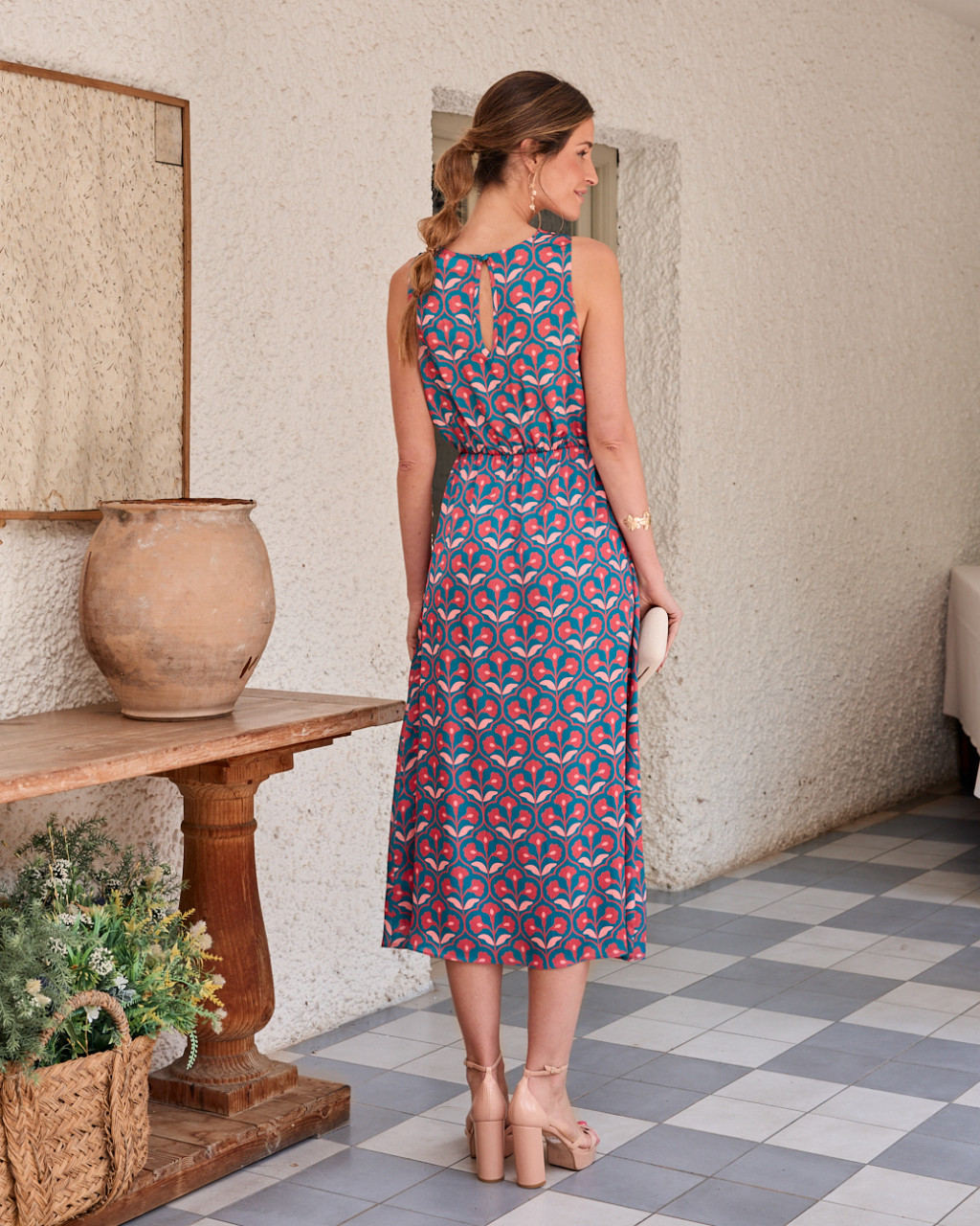 Vestido Estampado Arianna | Invitada | Primavera - Verano 2025 | Polín et Moi