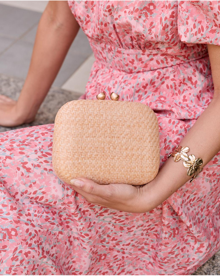 Clutch Cleo Raffia | Convidado | Primavera - Verão 2025 | Polín et Moi