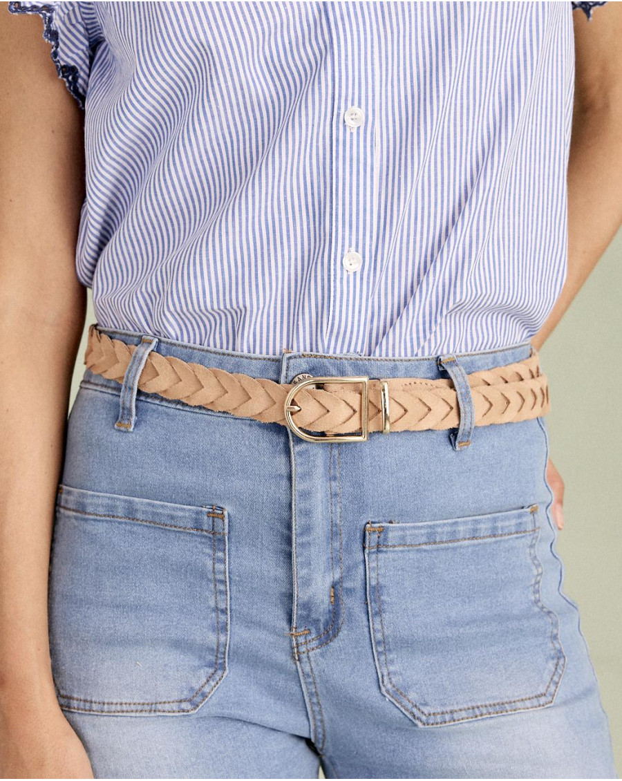 Mence Beige Belt | Accessories | Spring Summer 2025 | Polín et Moi