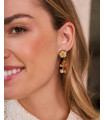 Boucle d’oreille fleur Carinera