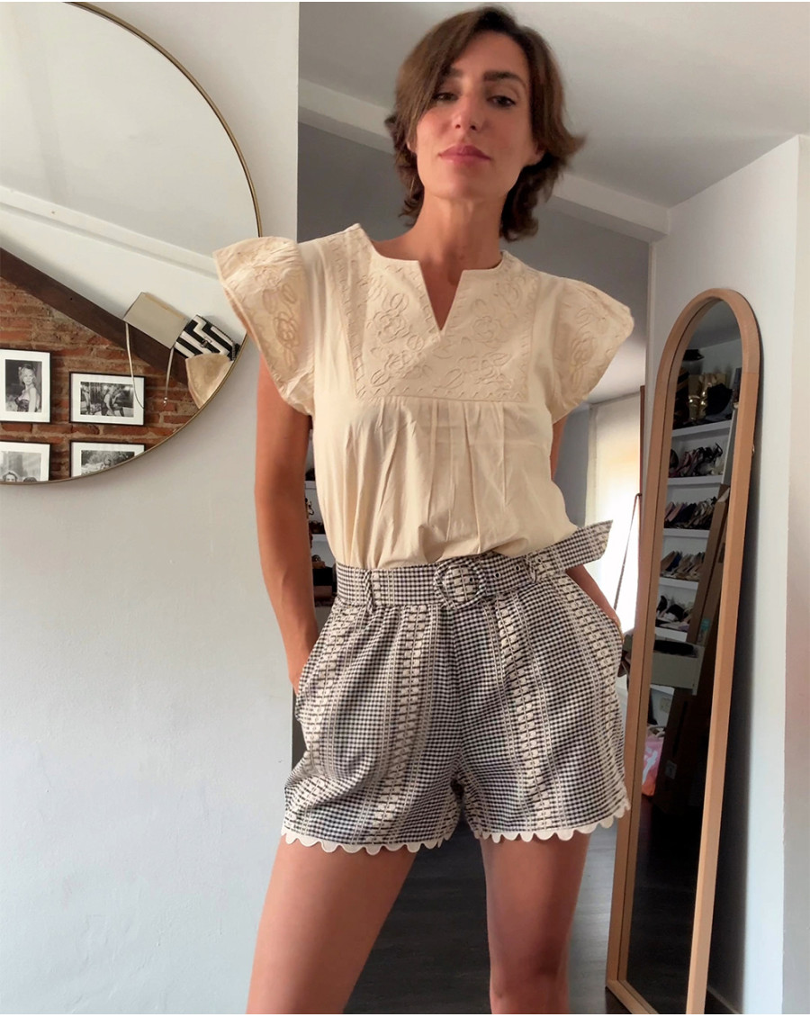 Vichy Raina Shorts | Pants | Spring-Summer 2025 | Polín et moi