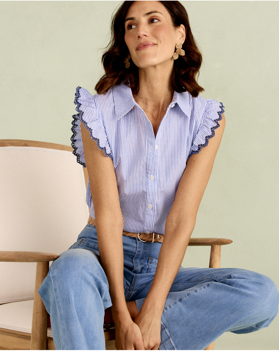 Striped Blouse Nore | Blouses & Shirts | Spring - Summer 2025 | Polín et moi