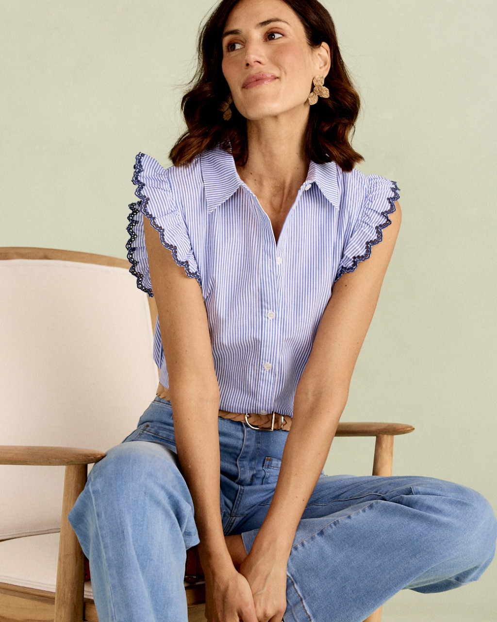 Blouse rayée Nore | Chemisiers et chemises | Printemps - Été 2025 | Polín et moi