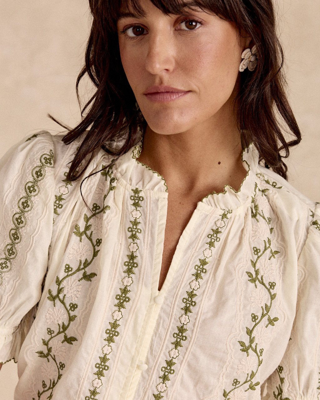 Camicia ricamata Sabrine | Camicette & Camicie | Primavera - Estate 2025 | Polín et moi