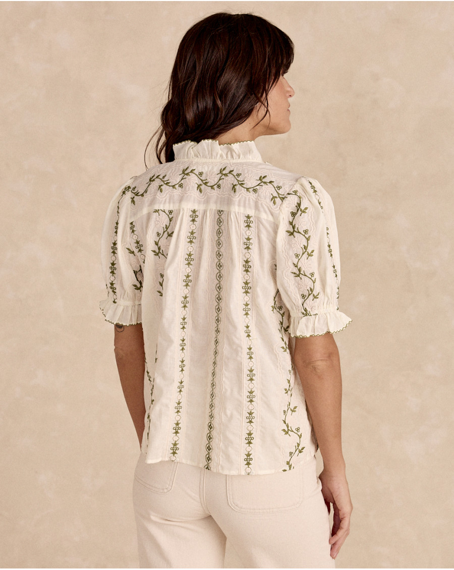 Camicia ricamata Sabrine | Camicette & Camicie | Primavera - Estate 2025 | Polín et moi